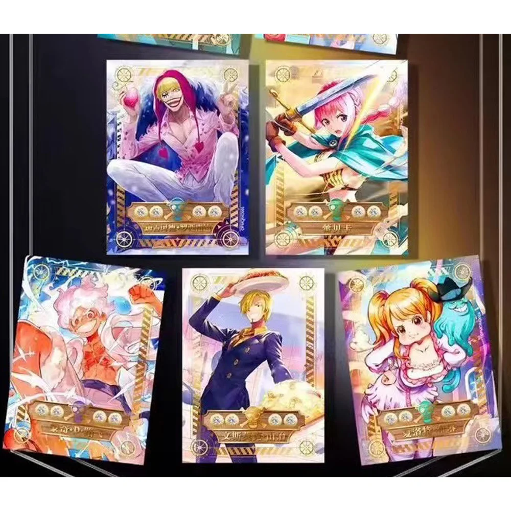 One Piece Card Booste Box TCG Kolekcje Japońskie postacie z anime Luffy Zoro Nami Chopper Gry stołowe Zabawki dla dzieci Gra Prezent