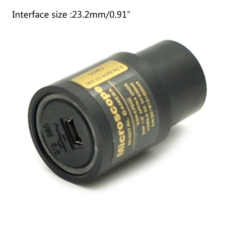 Imagem -03 - Câmera do Microscópio Usb Ocular Digital Motorista Livre 2mp Cmos