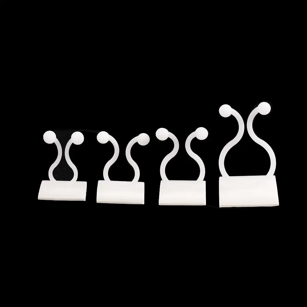 Cages 10/20/50/100pcs Hook Fixed Bracket Wall Vines Fixture Plant Stent Support Plant Climbing Wall Clip Wall Rattan Clamp