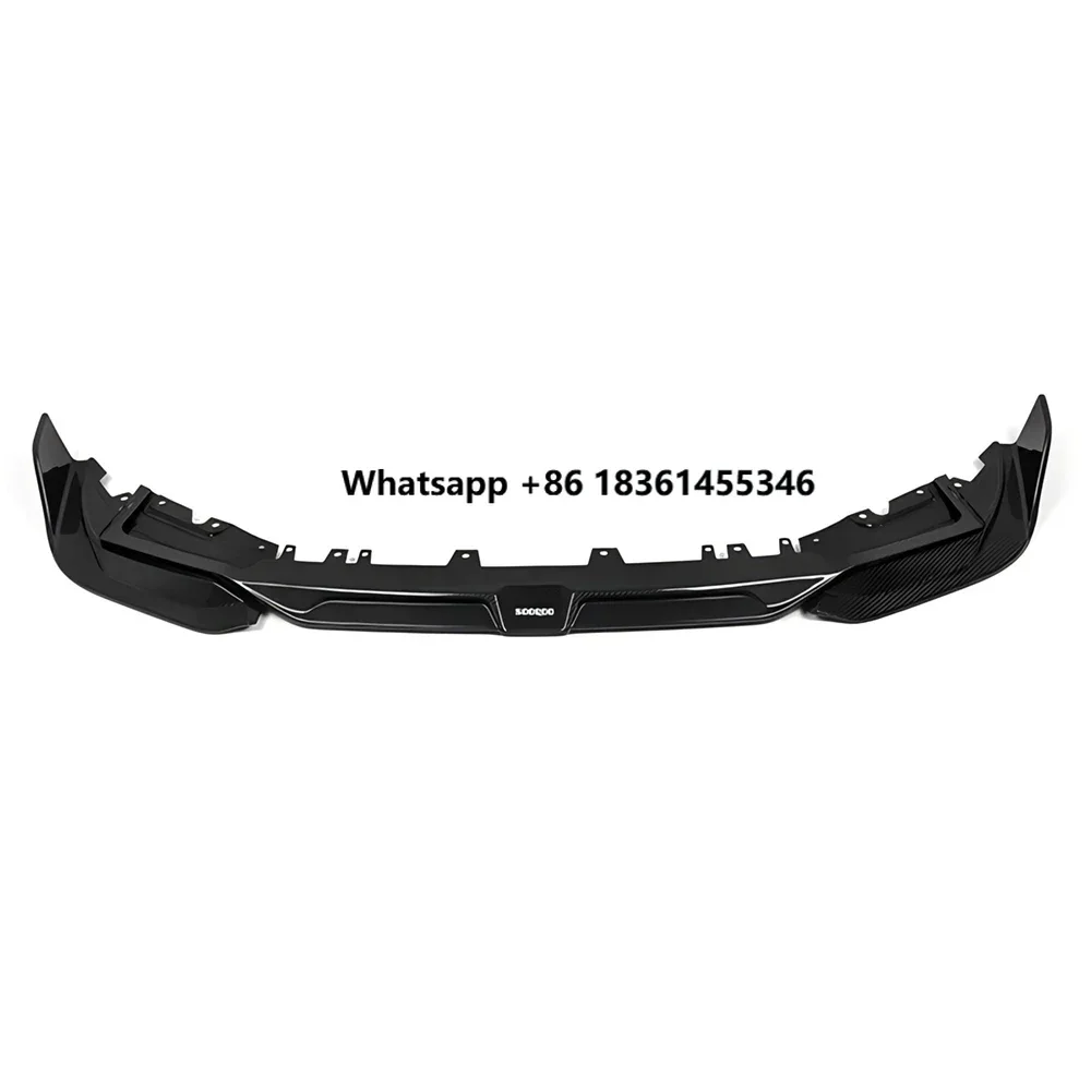 

For 22-25 F97 F98 LCI X3M X4M VS Style Dry Carbon Fiber Front Bumper Lip Splitter