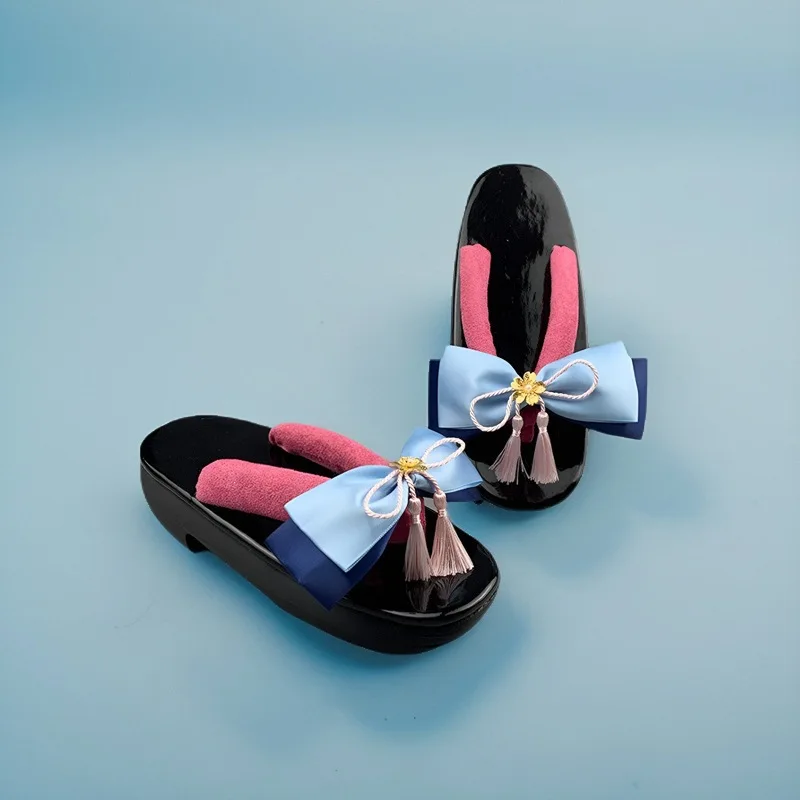 Women's Japanese Geta Sandals  Traditional Kimono & Yukata Footwear For Cosplay