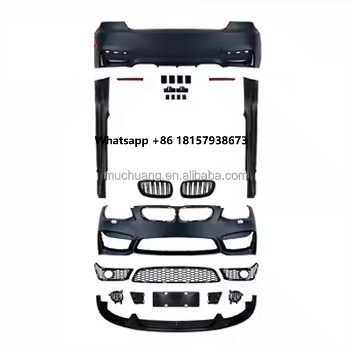 

For BM-W 3-Series E92 (2010-2013) Upgrade Bodykit M4 Front Lip Grille Side Skirts Rear Bumper Front Bumper for Use
