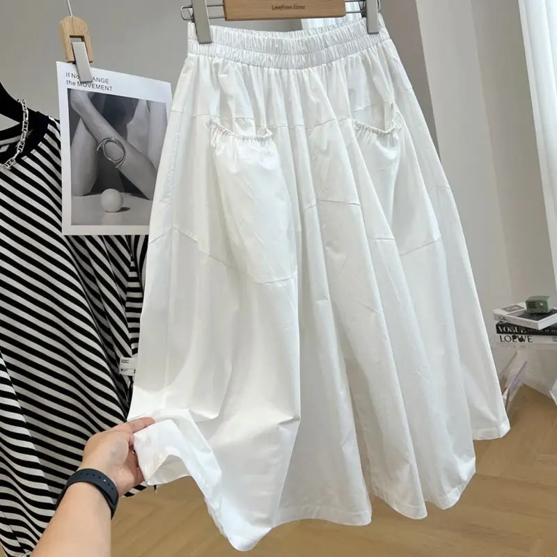 Large leg wide leg pants for women, mid summer long skirt, 70% casual pants, loose skirt pants  harem pants women