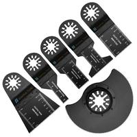 5PCS Carbide Tooth Oscillating Saw Blade Professional Cutting For Metal, Steel Nails & Screws Multitool Oscillating Tool Access