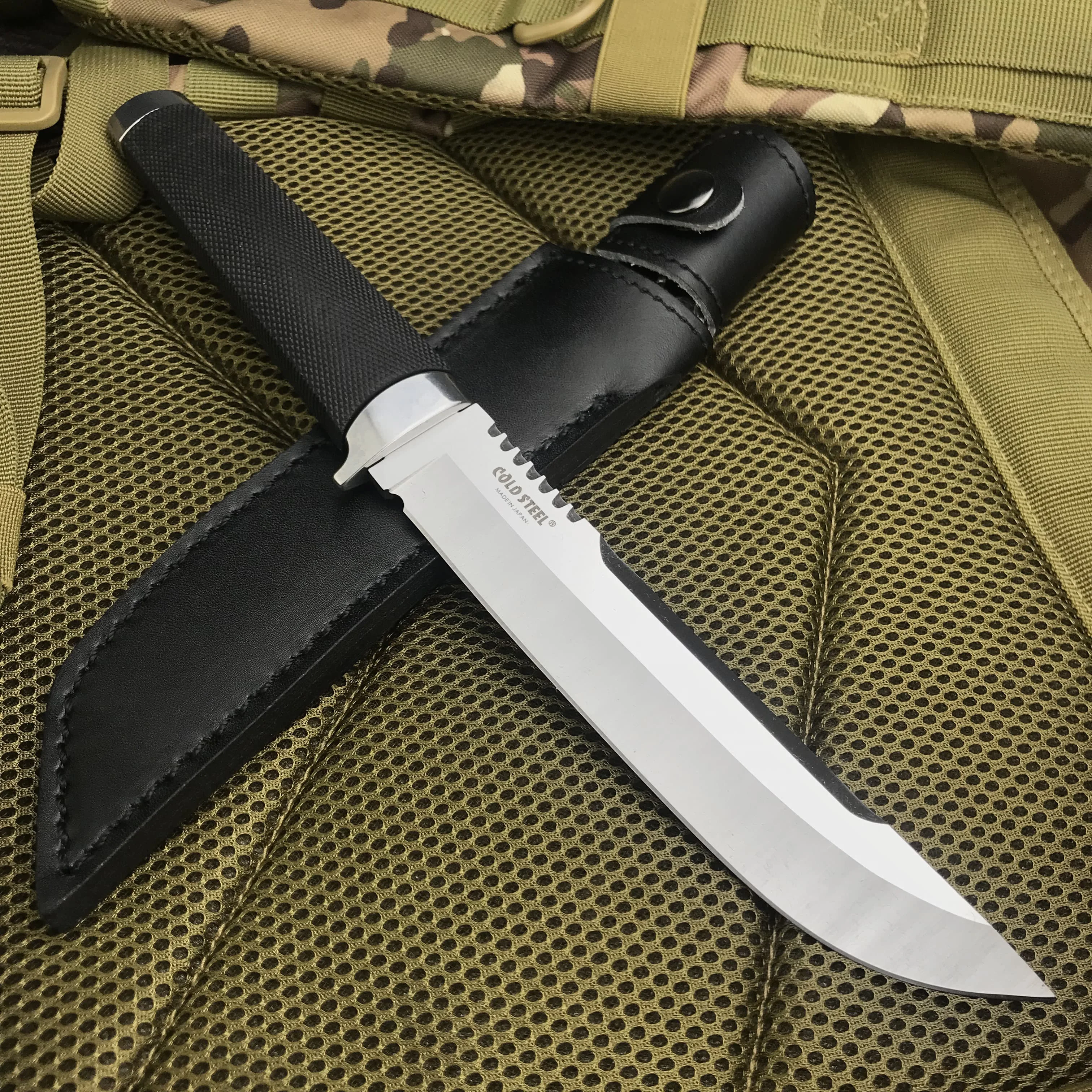 VG10 Steel Straight Knife Fixed Blade Outdoor Knife ASB handle for camping trekking jungle expeditions portable straight knife