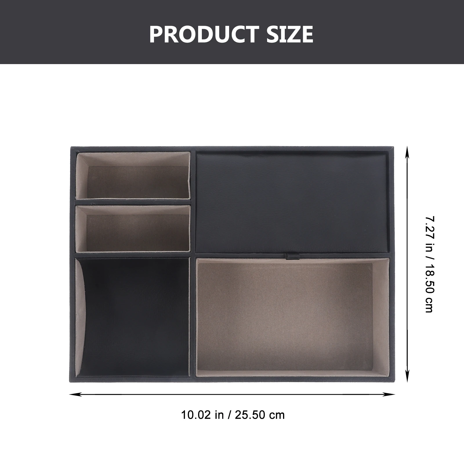 

Vintage Style Jewelry Box Multi Grid Storage Case For Earrings Rings Trinkets Desktop Bedroom Office Use