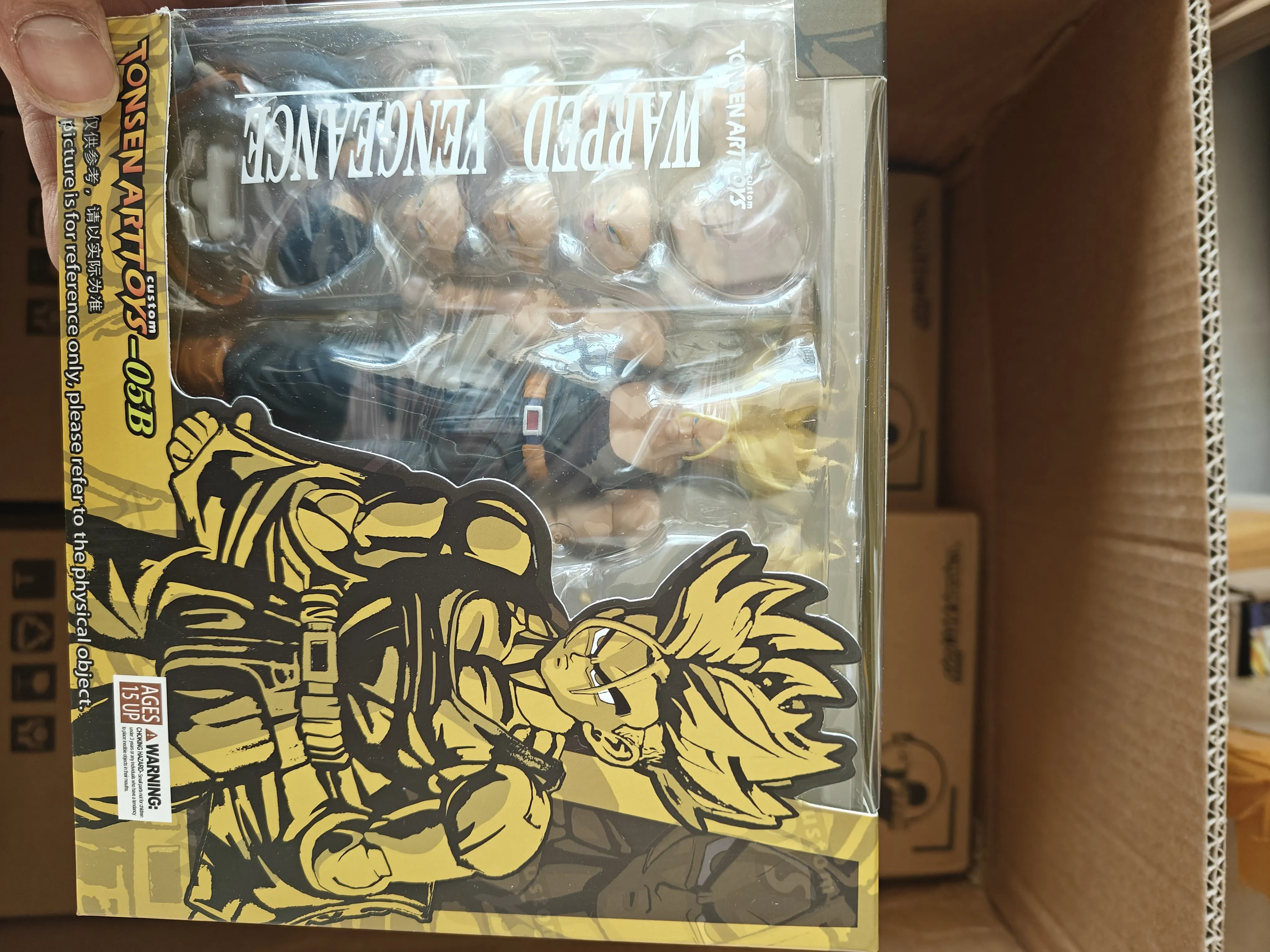 In Stock Tonsen Arttoys 05B Future Trunks Shf Dragon Ball Action