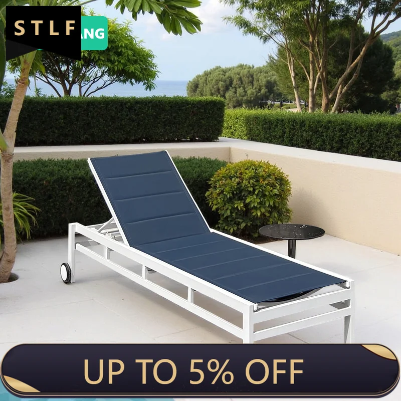 Adjustable Sunbed Aluminum Sun rs Pool Chair Outdoor  Furniture Recliner