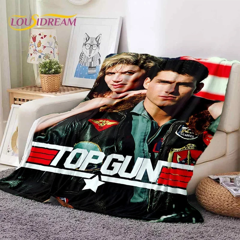 Top Gun Sign Tom Cruise Fighter Soft Flannel Blanket for Beds Bedroom Sofa Picnic,Throw Blanket for Cover Outdoor Leisure Gift