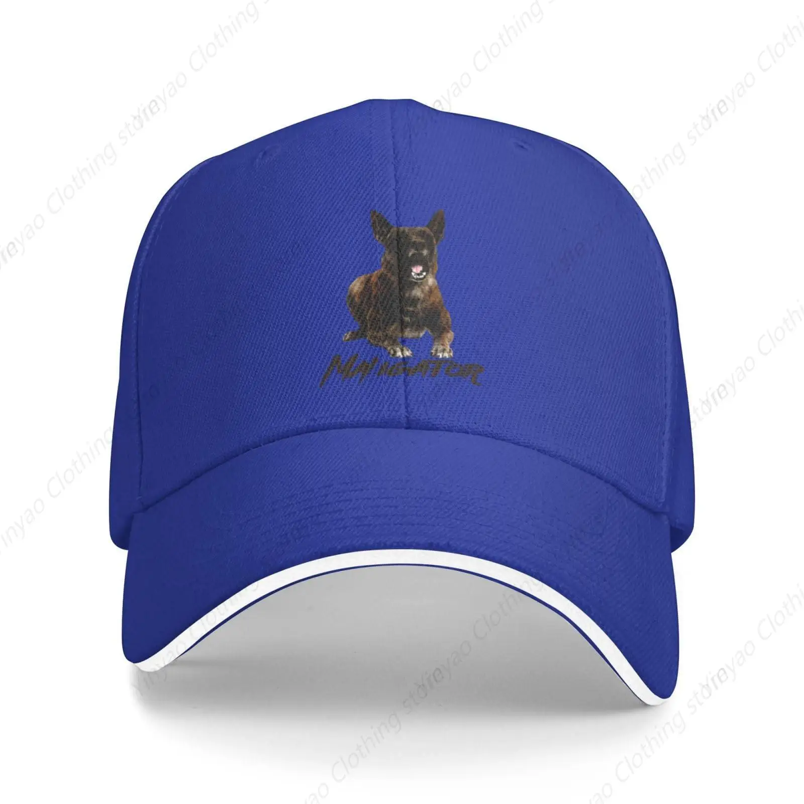 

Belgian Shepherd Men's Baseball Hat Adjustable Fun Sandwich Duck Tongue Hat Outdoor Sports Truck Dad Hat