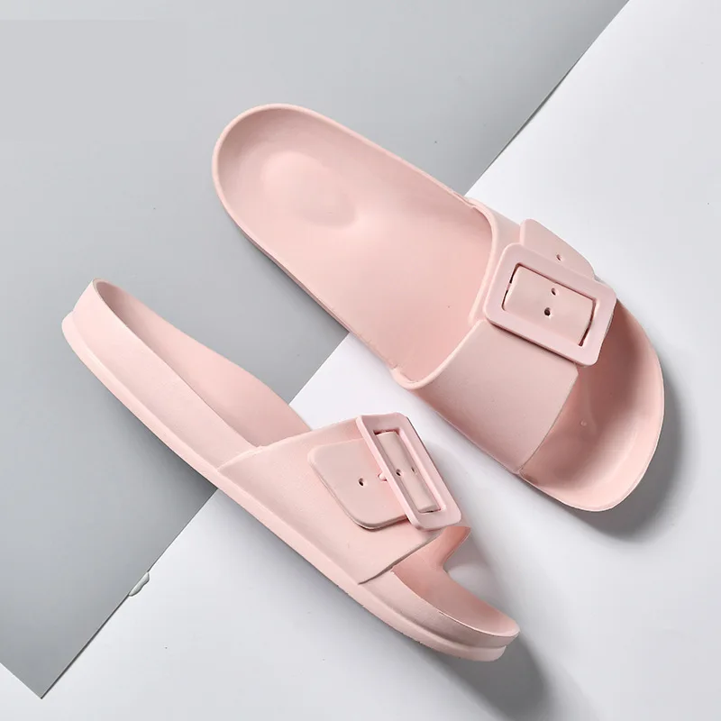 New high quality with elastic EVA material couples thick soled ladies sandals outdoor beach slippers женская обувь из натурально