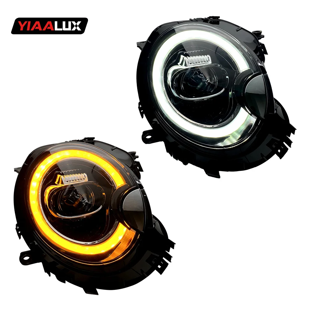 VLAND Full LED Head Lights R56 R57 R58 R59 Animation DRL Headlights 2007-2013 For BMW Mini Cooper Head Lamp