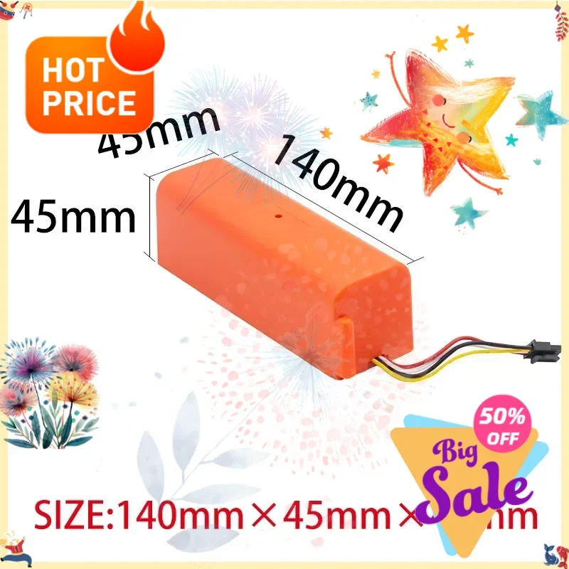 SWZY Robotic Vacuum Cleaner Replacement Battery for Xiaomi Robot Roborock S50 S51 S55 Accessory Spare Parts Li-ion Battery