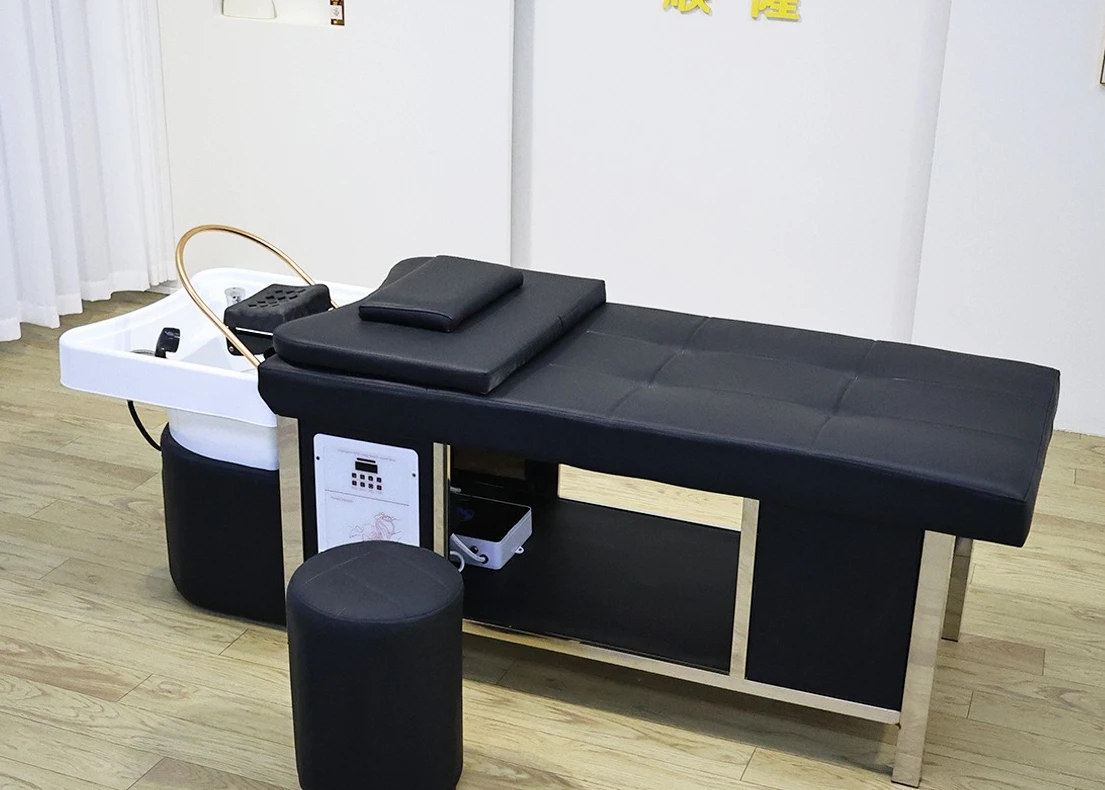 Shampoo Bed Ceramic Basin Water Circulation Shampoo Bed Fumigation Shampoo Bed Beauty Salon