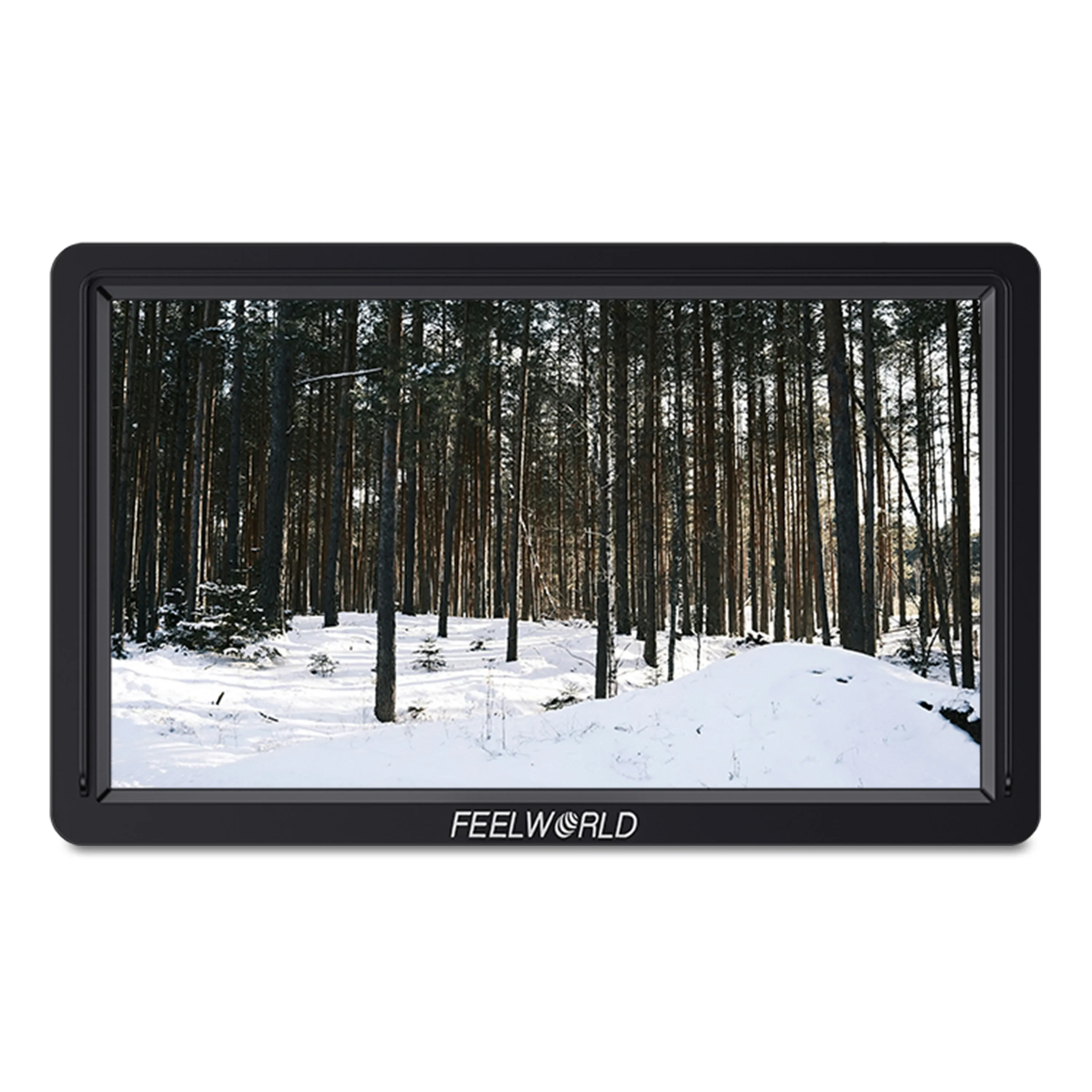 

FEELWORLD FW568S 6Inch on Camera Monitor with F970 External Power and Install Kit 3G-SDI 4K HDMI Input Output Dslr Field Monitor