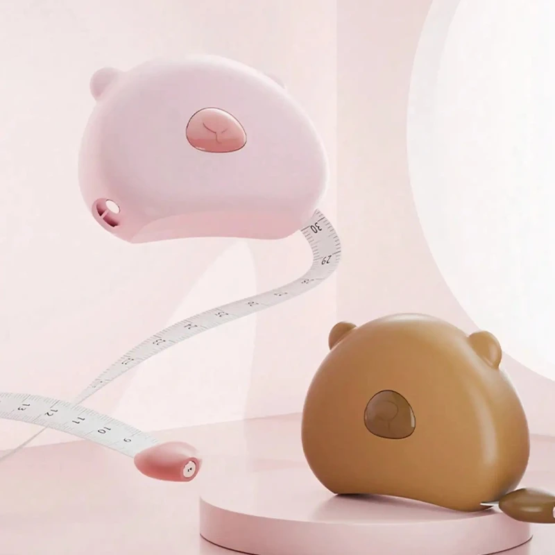 Automatic Retractable Magnetic Measuring Tape for Waist, Arm, Leg, Abdomen Head Circumference, Portable Body Measurement Tool