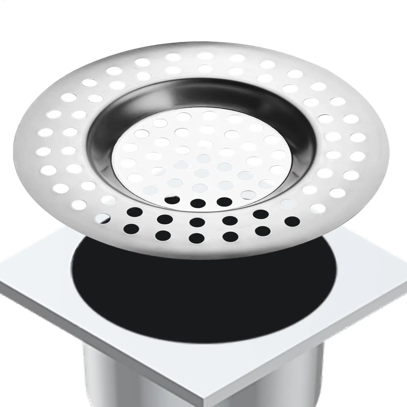

Stainless Steel Sink Screen Rust-Proof Food Catcher Hair Drain Strainer Stopper For Family Friends Home Hotel Restaurant Mall