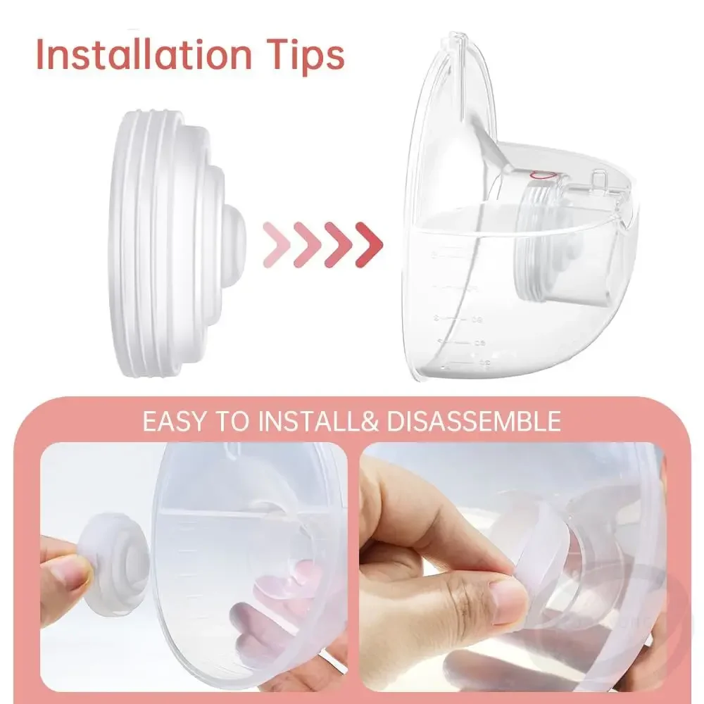 8-Pcs صمامات منقار البط ومجموعة غشاء سيليكون مكونة من 4 قطع متوافقة مع ملحقات استبدال مضخة الثدي الكهربائية Momcozy M5 #5