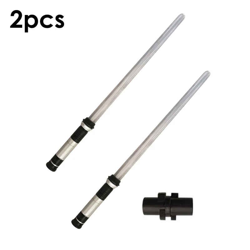 WANARICO 2Pcs Set Flashing Lightsaber Laser Sword Toys Sound And Light For Boy Girls Battery Not Included Child Gift Light Sword