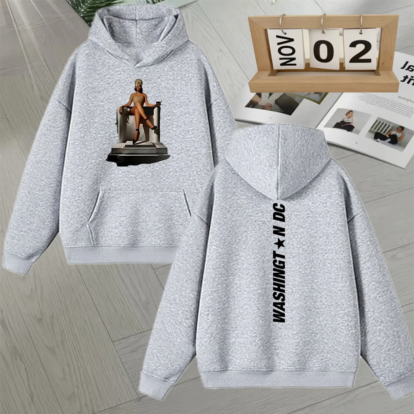 2025 Fashion Beyoncé Cowboy Carter Art Tour Autumn Winter Hoodies Long sleeve Men Women Fleece Sweatshirts Unisex Loose Pullover