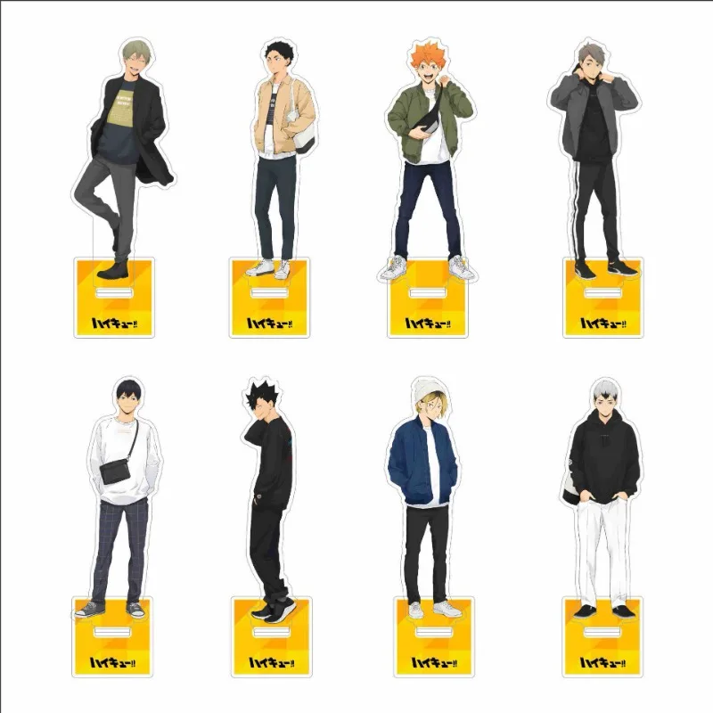 

Haikyuu аниме акриловая подставка модель Kozume Kenma Hinata Shoyo Tobio Kageyama мультфильм периферийная коллекция подарок