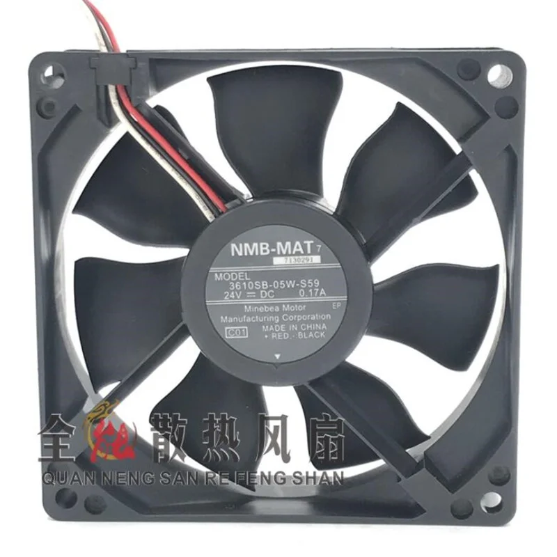 

Original NMB-MAT 9225 9025 24V 0.17A 3610SB-05W-S59 9CM three-wire cooling fan