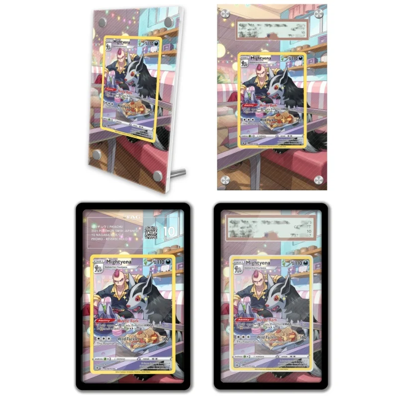 display-de-arte-anime-para-pokemon-mightyena-sword-shield-estojo-protetor-de-acrilico-para-arte-de-expansao-de-jogo-de-anime-chaveiro-brinquedo-de-nivel-de-avaliacao