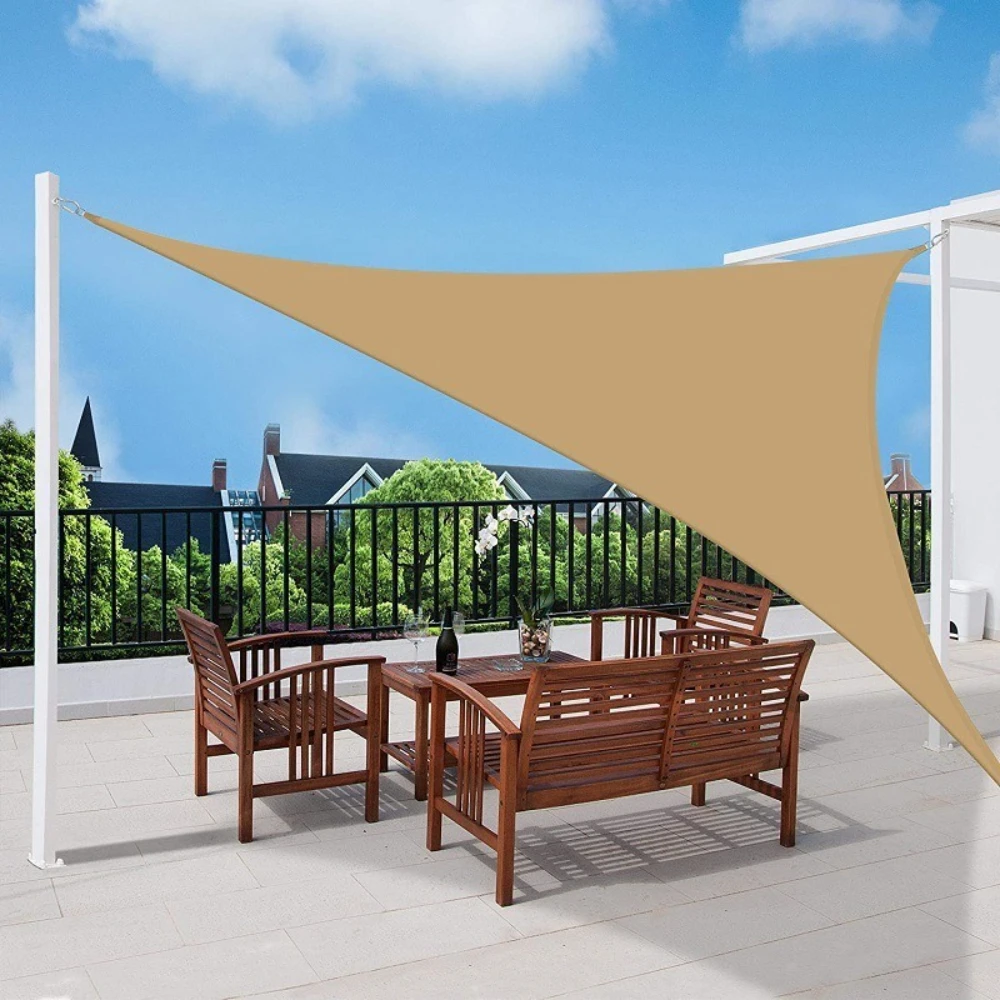 

Outdoor Waterproof Triangle Sun Shade Sail Heavy Duty UV Block Canopy Cover for Garden Backyard Patio Sunscreen Protector Shield