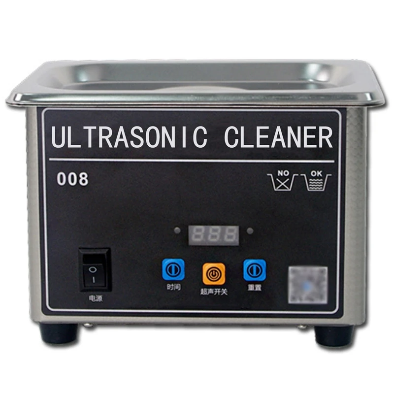 

Ultrasonic Cleaner,Detachable Tank And Time Setting Multi Purpose Cleaner For Jewelry Glasses Cleaner Machine EU Plug