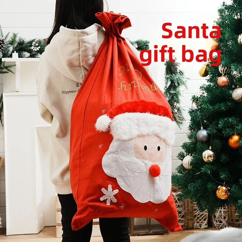 Christmas Gift Large Elderly Children's Gift Bag Christmas Eve Packaging Cloth Bag