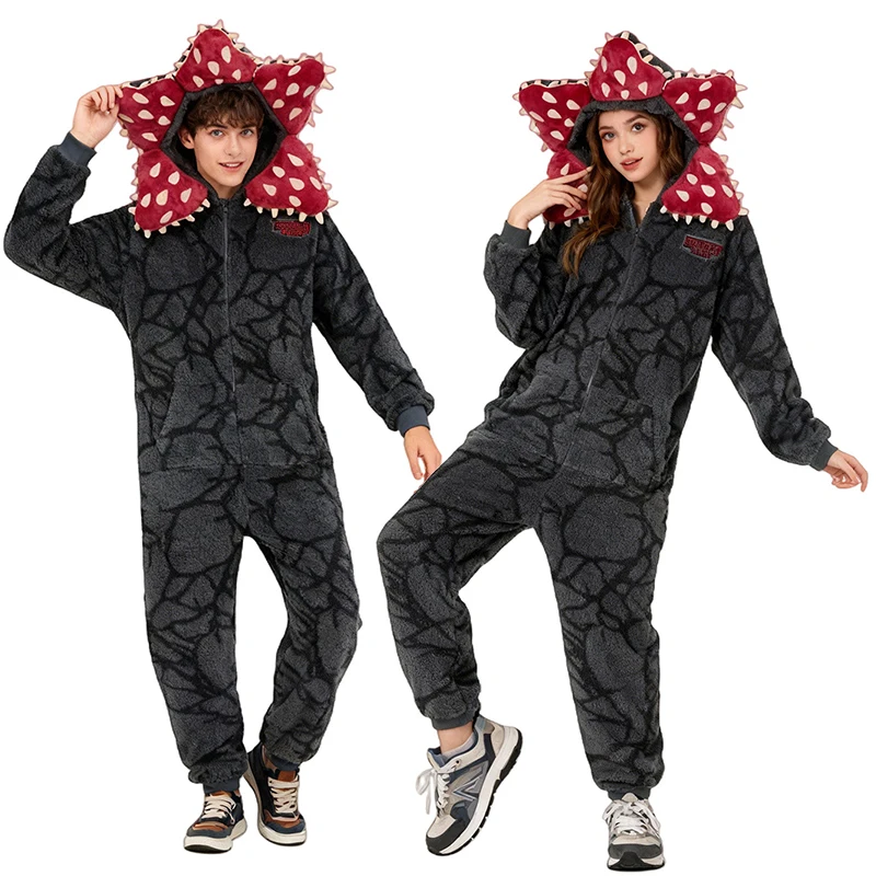 

Костюм для косплея для взрослых и детей, осенне-зимняя утепленная пижама, удобный фланелевый комбинезон, одежда для сна, костюмы для вечеринок на Хэллоуин