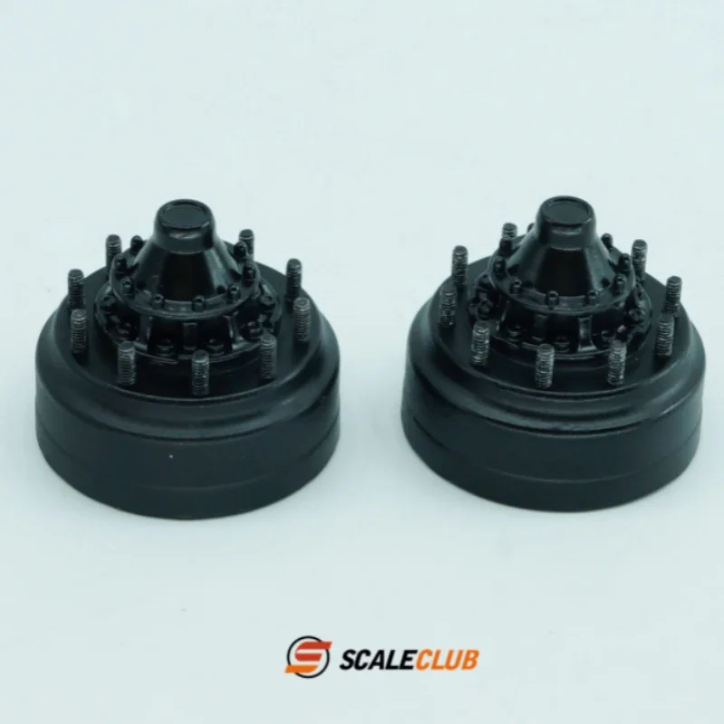 Scaleclub Tamiya 1/14 Simulation Metall Achse Kopfabdeckung Hinterradnabenbaugruppe