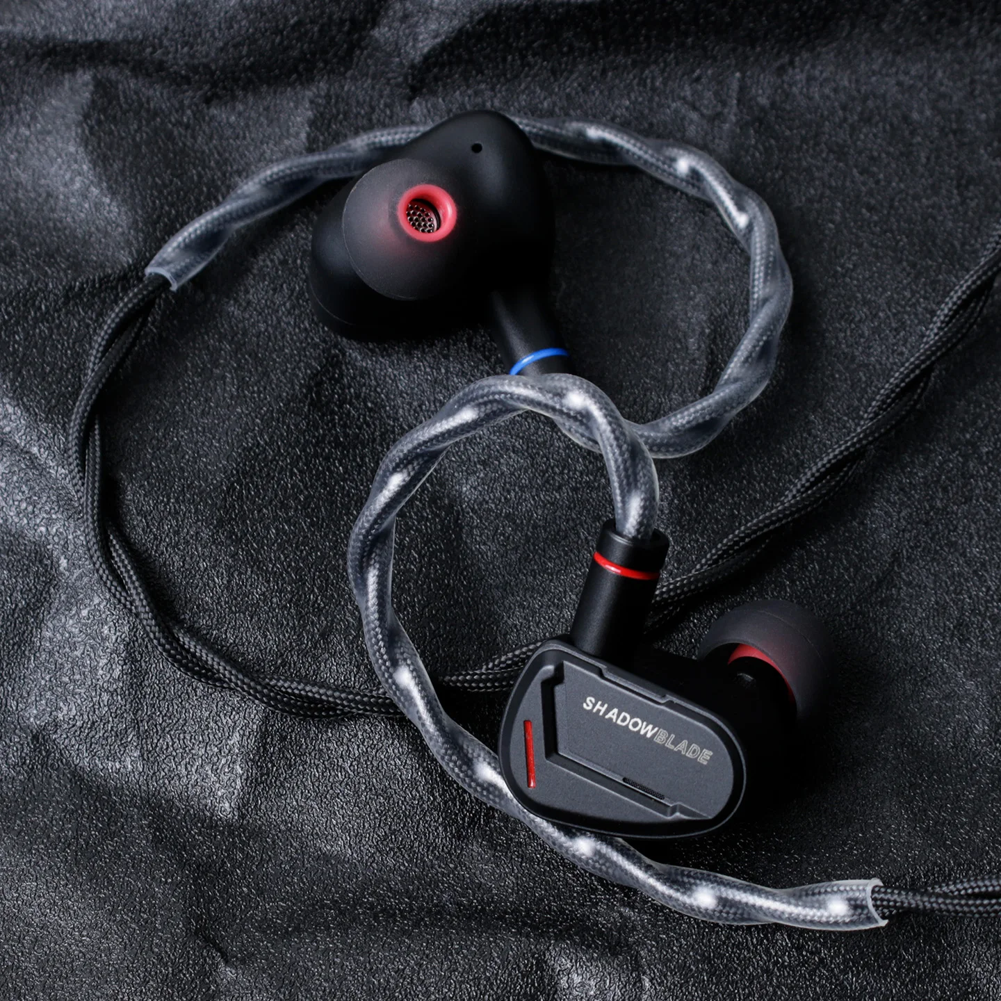 CVJ Jackdaw Earphones Upgrade Cable 4 Strand 400 Core OFC Handmade Mixed Weaving HiFi IEM Cable 3.5mm+4.4mm Interchangeable Plug image 5