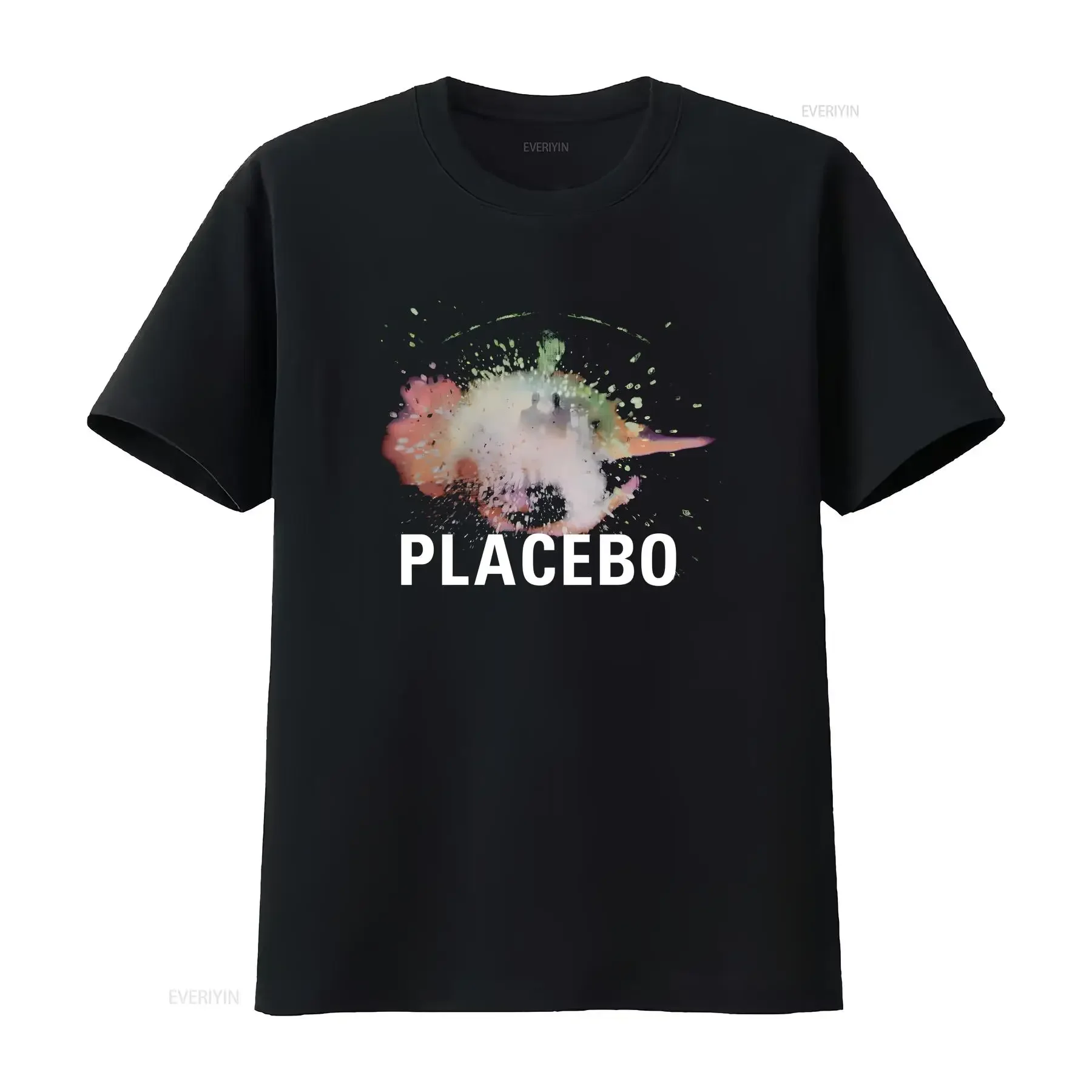 Placebo T-Shirt Loud Like Love UK Tour 2015 Britpop-Band Herrengröße L lang oder kurzärmelig Vintage-Waschung Grafik Weiche Mode
