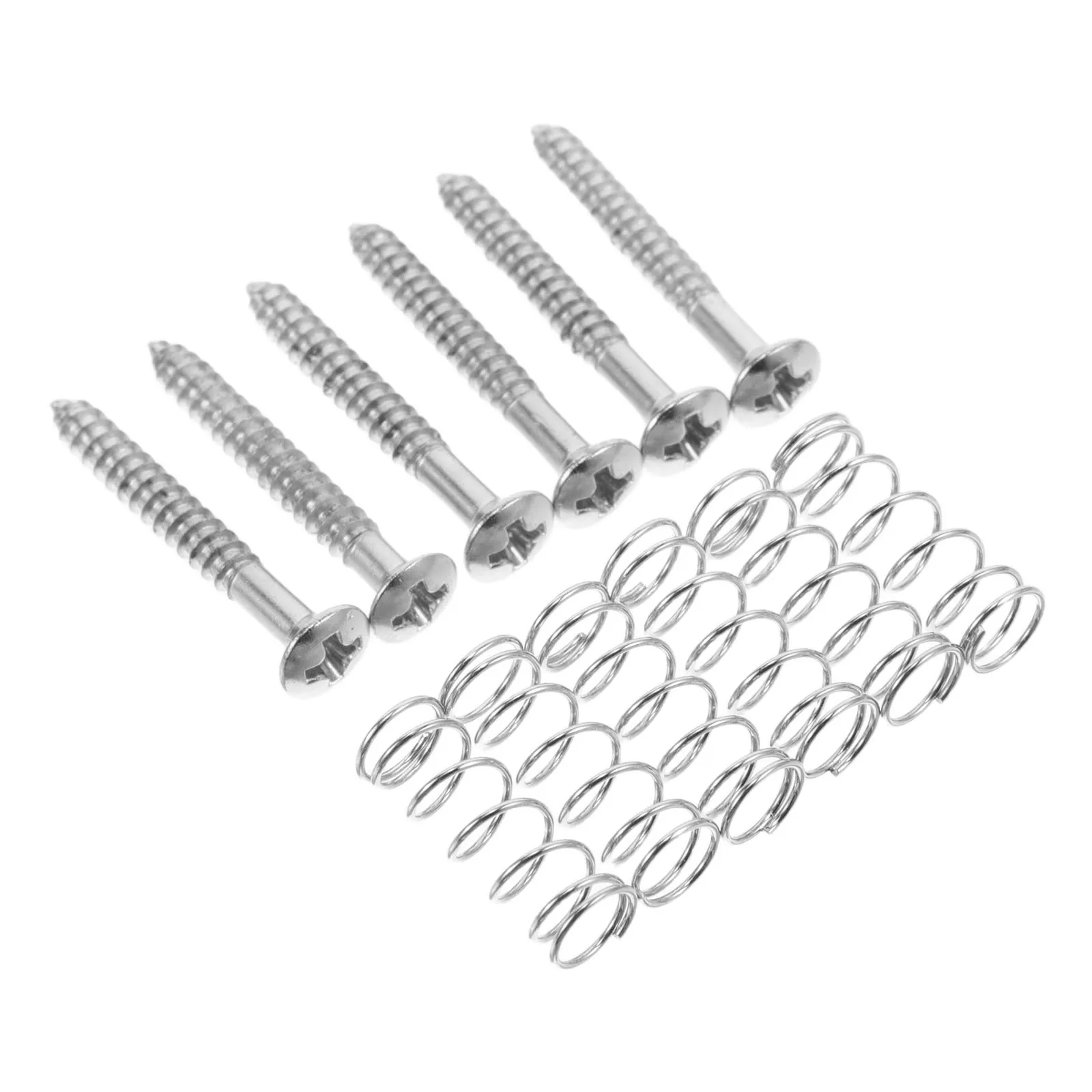 1 مجموعة مسامير لاقط الغيتار الينابيع الغيتار الكهربائي الأجهزة استبدال أجزاء التثبيت ترقية أداء الصوت واضحة #1