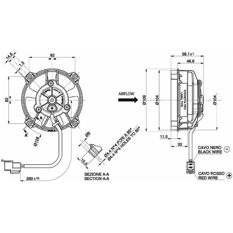 y1gd Puller Low Profile Fan for Oil Cooling 12V Cooling Fan Motor Ventilator Assembly 147CFM for VA32-A101-62A 30103018