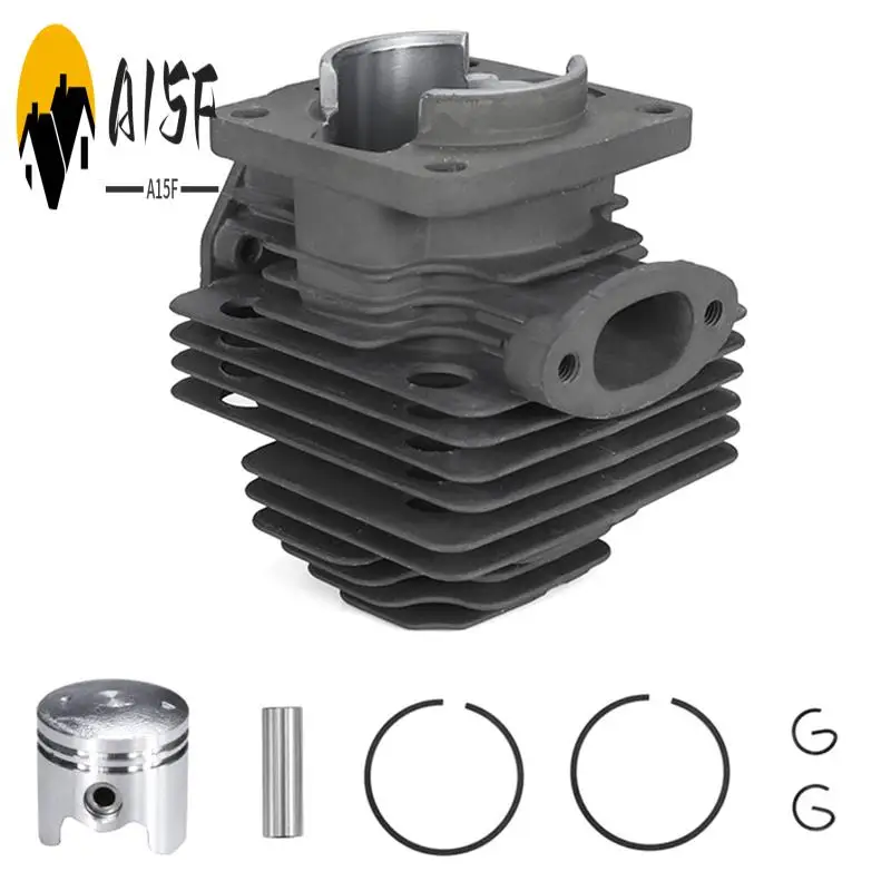 A15F-Комплект поршня цилиндра газонокосилки 36 мм, металлический, как показано на рисунке для Mitsubishi 1E36F-2 TL33 CG330 TB33 TU33 Комплект цилиндров триммера для травы