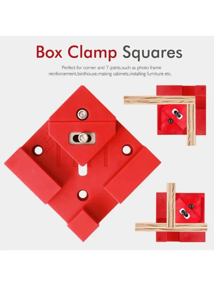 

652F 4Pcs Multipurpose Woodworking Clamps Perfect Square Joints Crafting Tasks