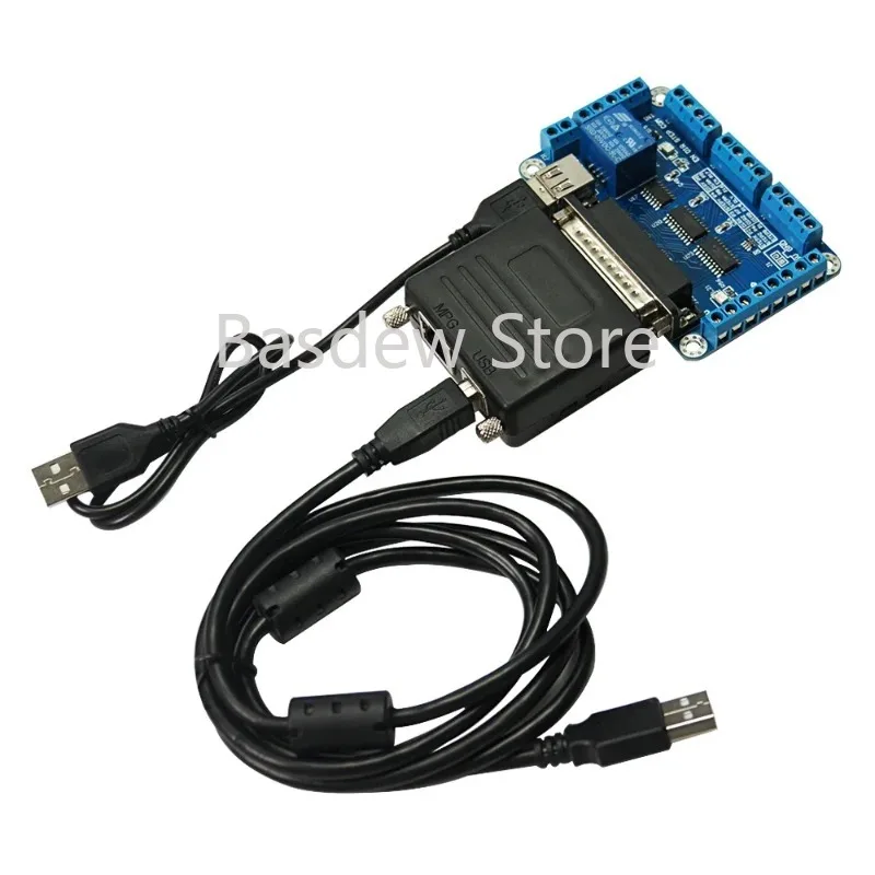 6-Axis Controller 3 Small Port to USB CNC Machine 3usb to Parallel L Too Port Converter Adapter