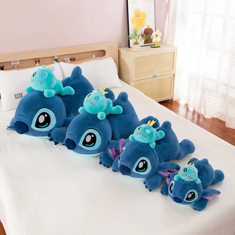 Kawaii Disney knuffel Stitch Doll gevuld knuffeldier voor kinderen verjaardagscadeau schattig knuffelkussen knuffelspeelgoed voor kinderen