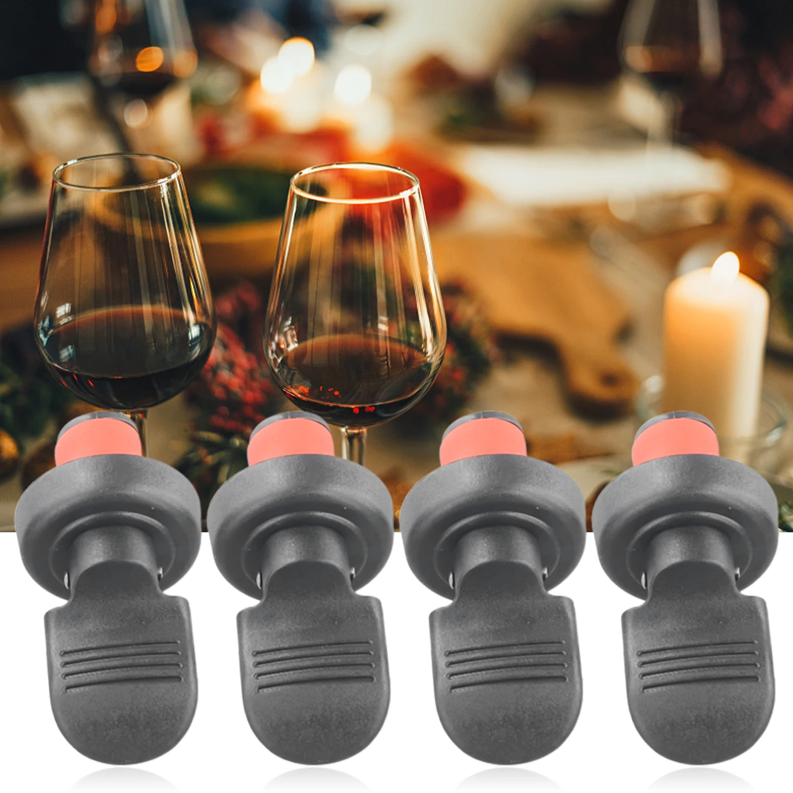 Wine Bottle Stopper Bar Hand Press Sealing Cap Beers Cork Plug Seal Lids Fresh-keeping Wine Bottle Plug Rubber Bottle Stopper