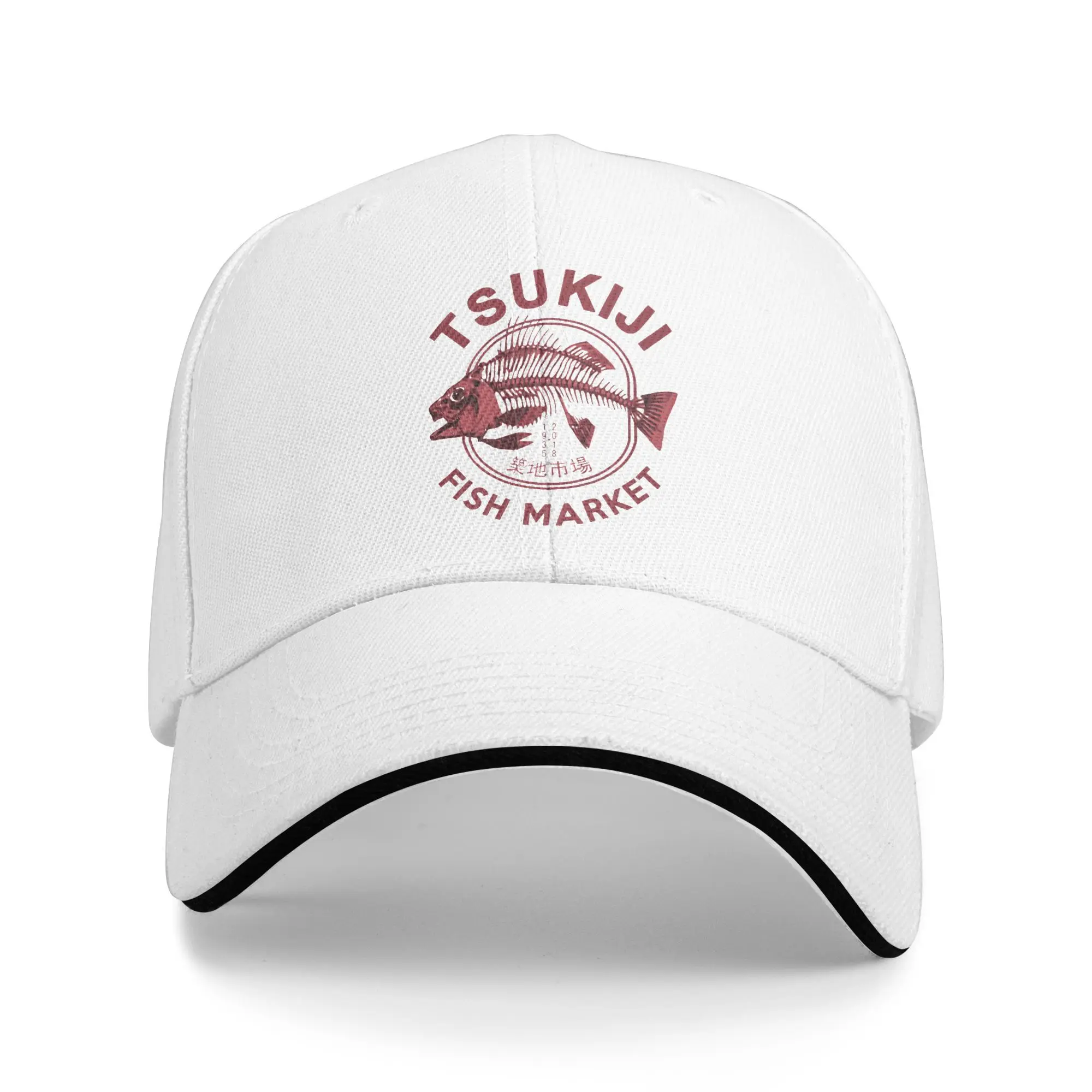 Gorra de béisbol del mercado de peces de Tokio Tsukiji, pescado japonés, elegantes sombreros de Hip Hop para hombre y mujer, visera para el sol, gorras Hippie para correr, Idea de regalo