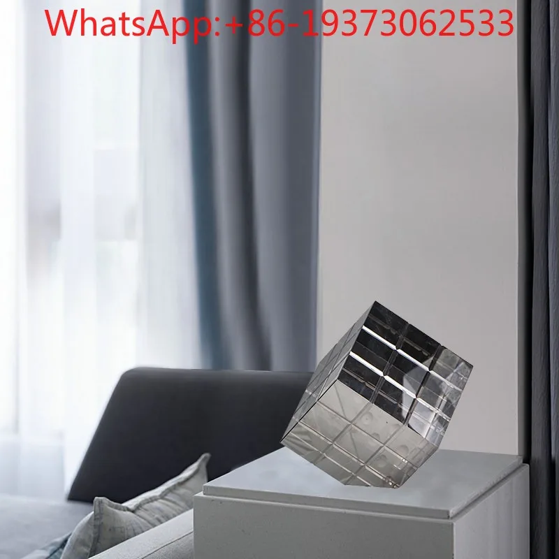Modern Light Luxury Home Decoration Living Room Entrance TV Wine Cabinet Study Crystal Ornament Device