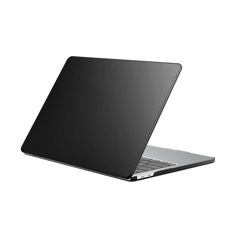 

EooCoo Frost Black Hard Case For MacBook Air 13 inch M1 Chip 2021-2018 Air 13.3 inch A2337 A2179 A1932 Plastic Protective Case