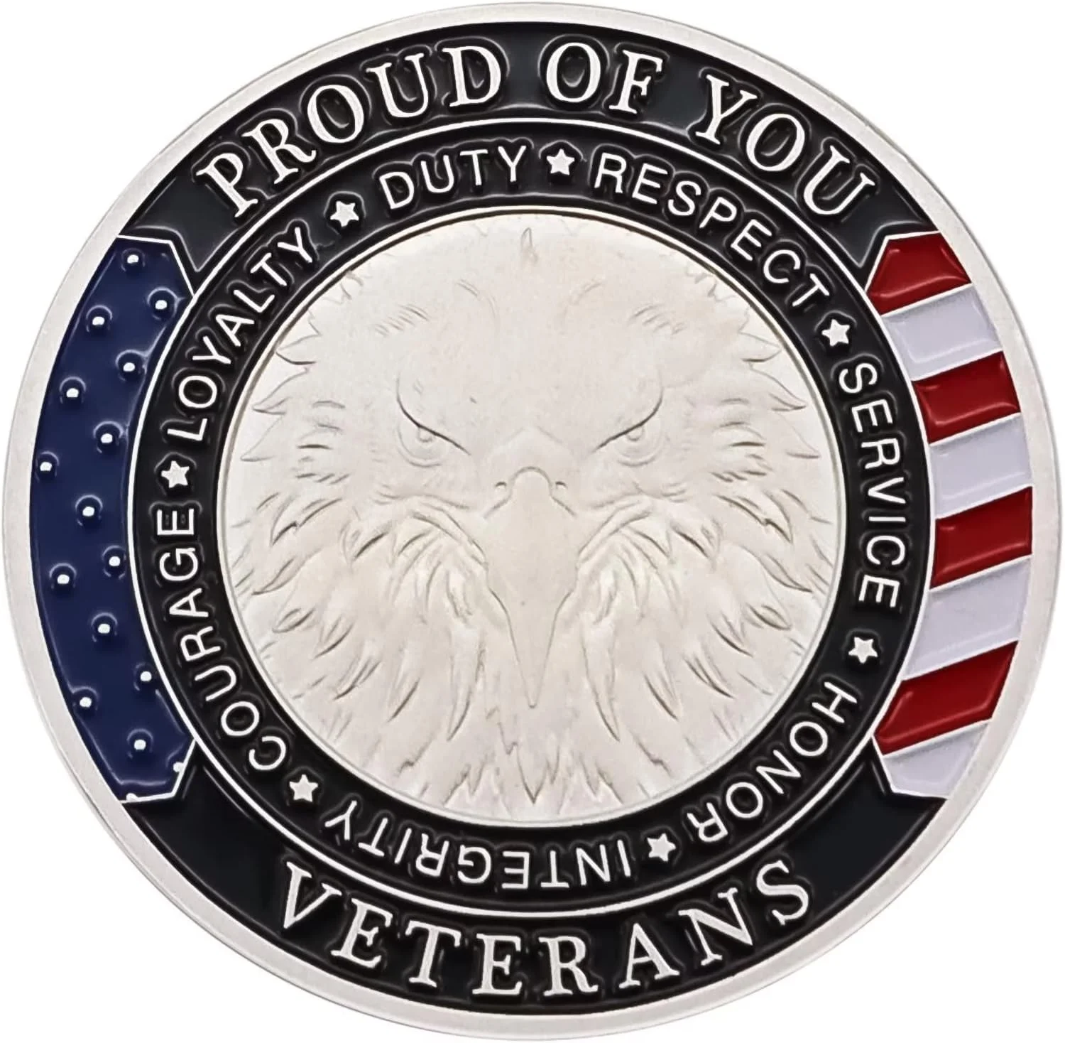 

Благодарим вас за ваш сервис, монета, военный ветеран, патриотический подарок на благодарность