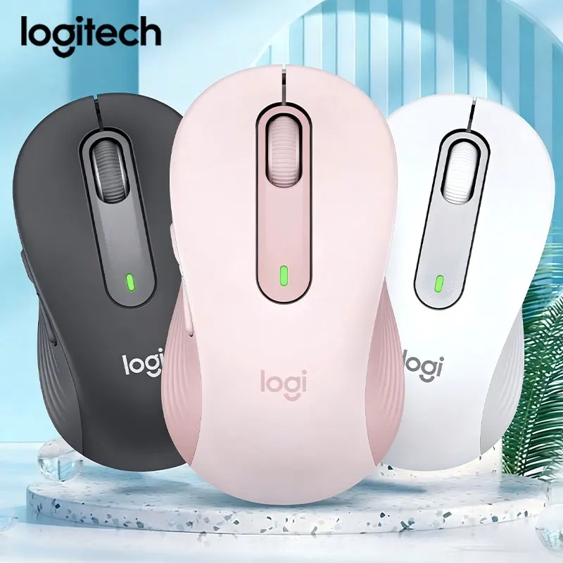 

Беспроводная двухрежимная бесшумная мышь Logitech M650L, совместимая с планшетами и ноутбуками, с широким выбором цветов и удобством использования.