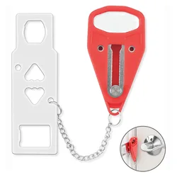 Portable Door Lock for Travel Safety Latch Metal Lock Home Room Hotel Accommodation Door Anti Theft Security Lock