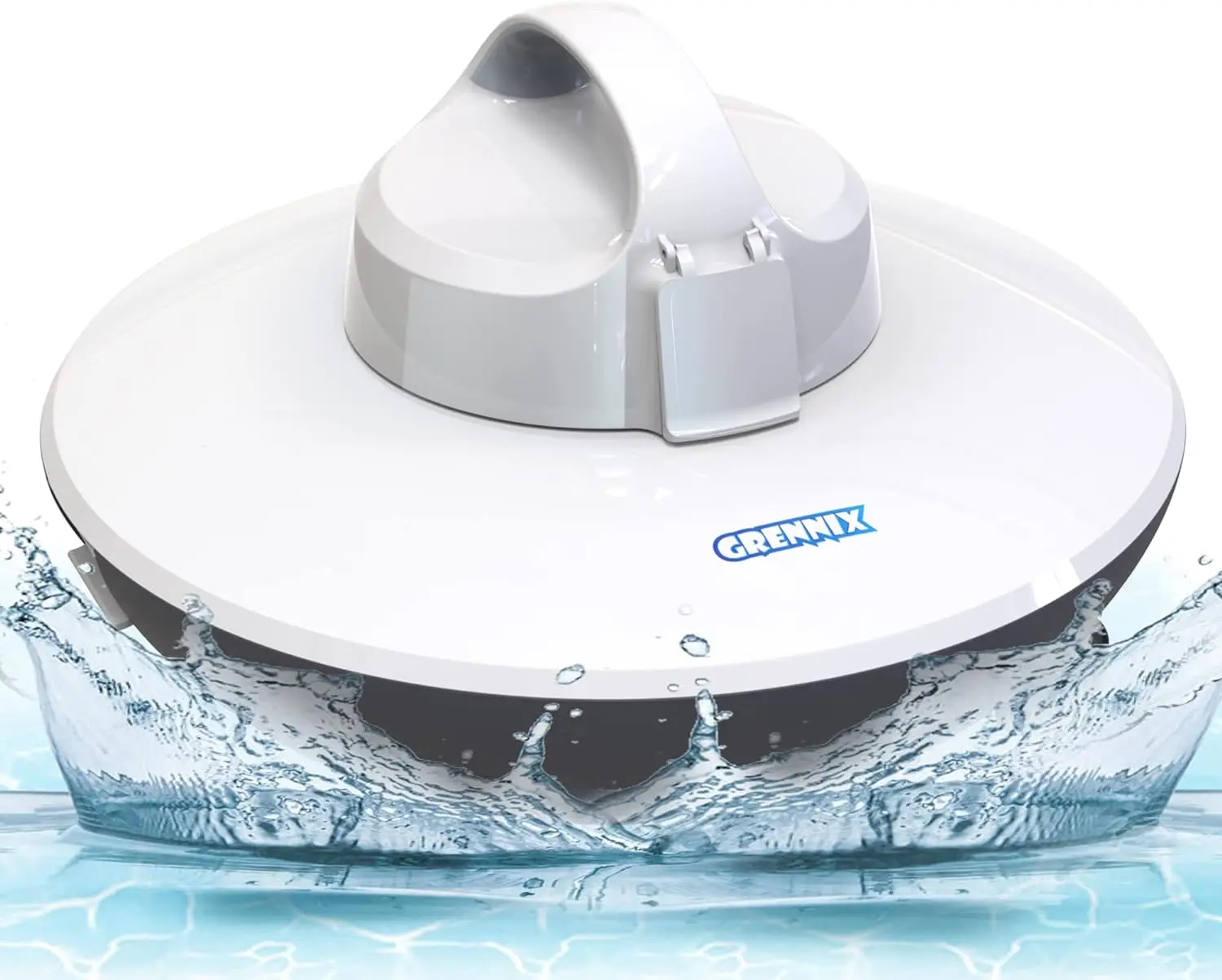 Seauto-Aspirateur de piscine sans fil UlOscar Books Compagnon pour piscines hors sol et enterrées, nettoyeur d'eau automatique avec dessus Ha