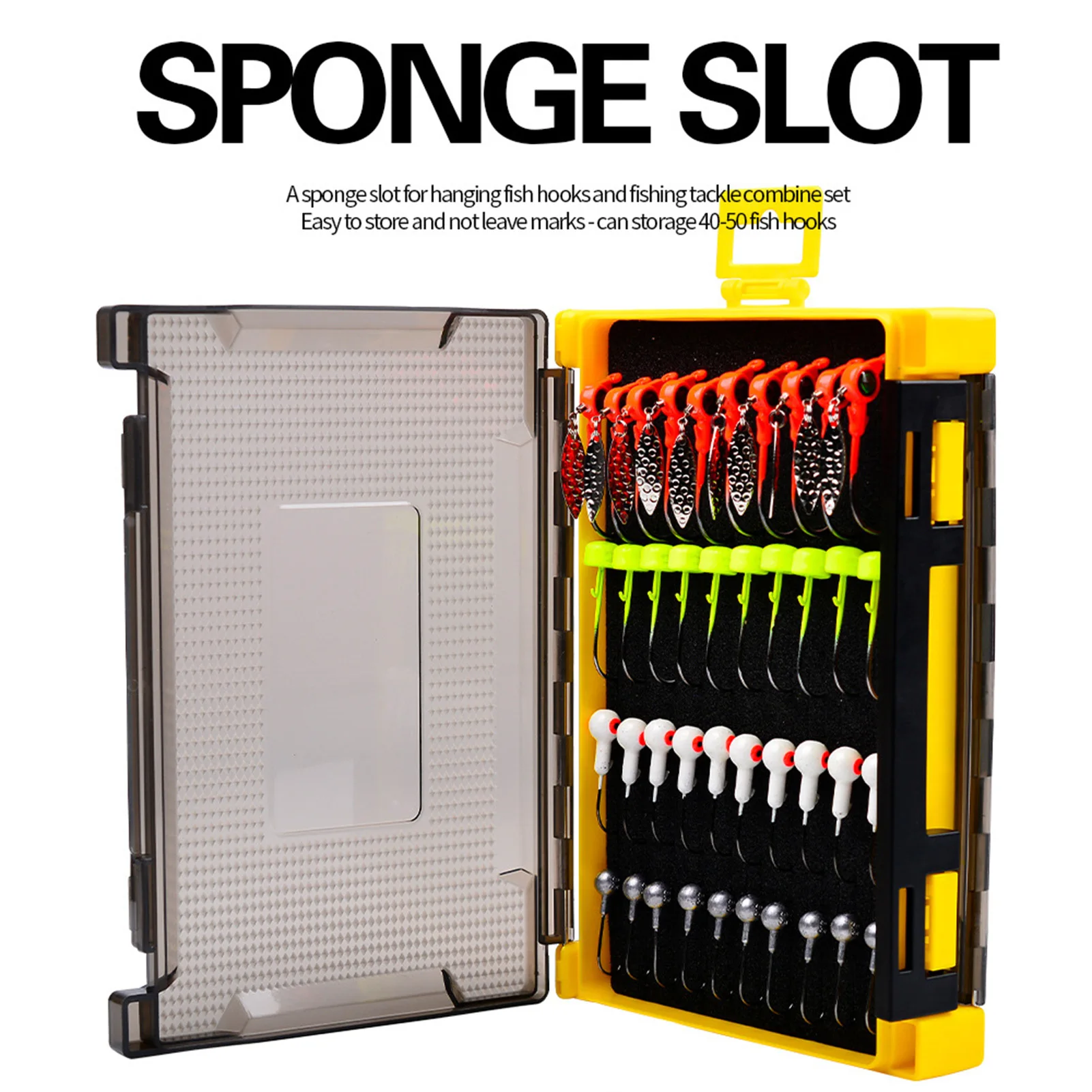 

Portable Fishing Tackle Boxes DIY Bait Container Fish Lure Storage Multi Compartments Plastic Case Fishing Accessories Tool