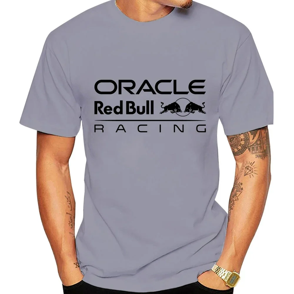 

Korean Retro Simple Solid Color Round Neck Short-sleeved T-shirt Men and Women Trendy Summer New Tops Red Bull Printed T-shirt